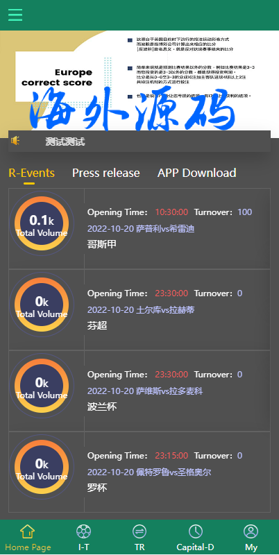 全新多语言反波胆源码/新UITG淘金网反波胆系统/全开源采集正常